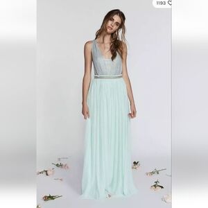 Free people maxi Cleo dress with open back